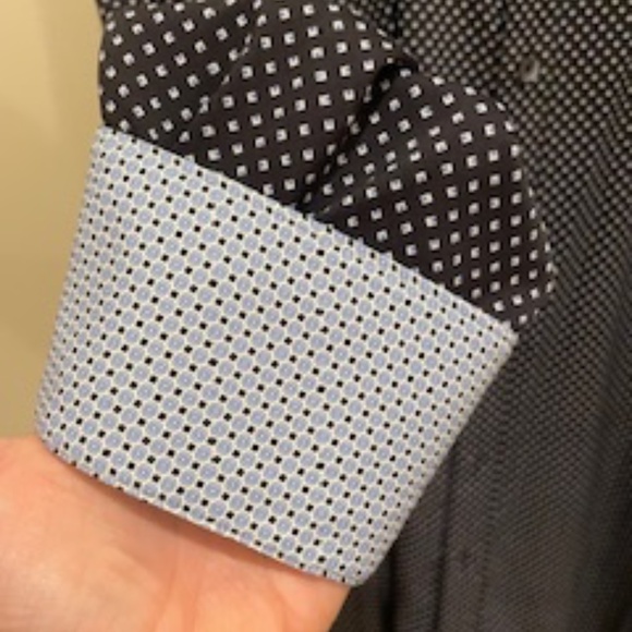 Mens Bugatchi Long Sleeve Button Down - Size XL (Shaped Fit) - Picture 5 of 6